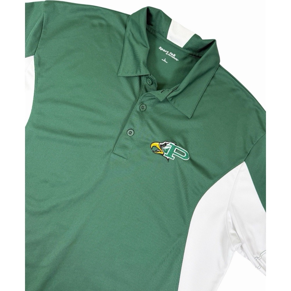 Sport-Tek Prosper Eagles Colorblock Performance Polo Green Men's L